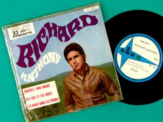 RICHARD ANTHONY ARANJUEZ, MON AMOUR *1967* EP BRAZIL  