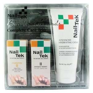 Nail Tek Beautiful Hands Complete Care Trio   Foundation, Strengthener 