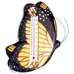  Bobbo Butterfly Monarch Thermometer Small: Patio, Lawn 
