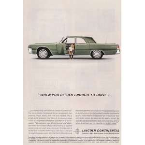  Print Ad 1962 Lincoln Continental Old Enough Lincoln Books