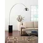 Modern Castiglioni Style Arco Arch Chrome Floor Lamp Italian Cubed 