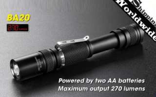   flashlight is compact size, easy to carry, high output LED flashlight