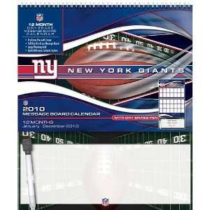  Turner New York Giants 2010 12 Month Message Board   New York 