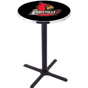  University of Louisville Pub Table with 211 Style Base 