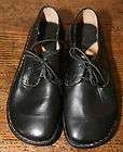 Womens Born Black Leather Lace Up Oxford Loafers Shoes Size 6 36.5