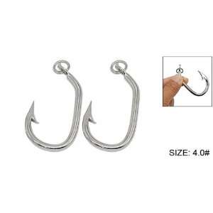   Fish Hooks Saltwater Tackle Hooks for Tunny 2pcs