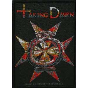 Taking Dawn Time To Burn Heavy Metal Music Band Woven Patch