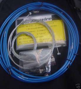 JAGWIRE HOUSING CABLE BRAKE SHIFTER COMPLETE KIT BLUE  