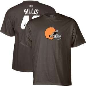   Browns #40 Peyton Hillis Brown Net Number T shirt: Sports & Outdoors