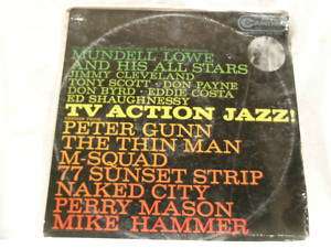 MUNDELL LOWE TV Action Jazz Tony Scott Donald Byrd SEALED LP  