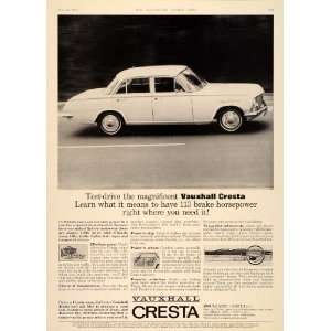  1964 Ad Vauxhall Cresta British Automobile Car England 