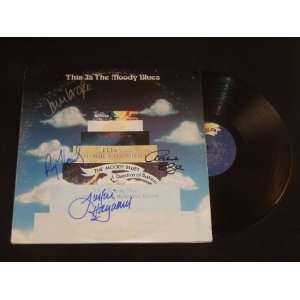 Moody Blues   This is the   Signed Autographed Record Album Vinyl LP