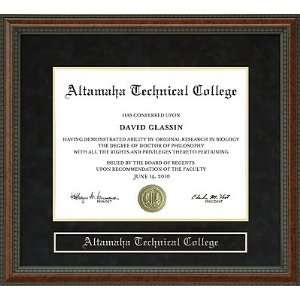  Altamaha Technical College Diploma Frame: Sports 
