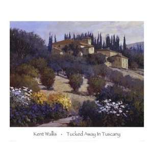  Tucked Away In Tuscany Finest LAMINATED Print Kent Wallis 