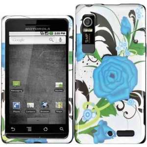  Blue Turquoise Flower White Protector Hard Case for 