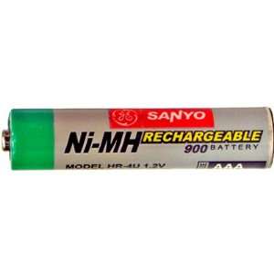  AAA 900 mAh Sanyo HR 4U NiMH Rechargeable Battery 