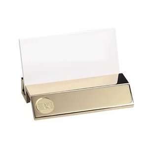 Stony Brook   Business Card Holder   Gold