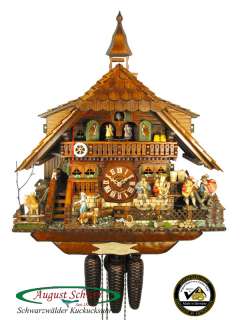 Black Forest Cuckoo Clock 8Day Black Forest Oompah Band  