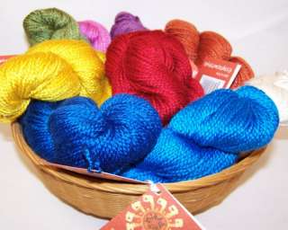 Mirasol TUPA knitting yarn 50% merino, 50% silk blend  