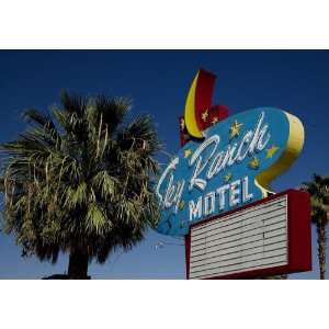   Vegas Motel Freemont Street Las Vegas Nevada 24 X 17: Everything Else