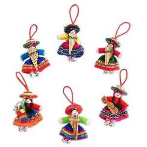  Cotton ornaments, Girl Choir (set of 6)