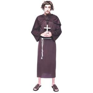  Robe MONK Adult Mens Costume Medieval Friar Tuck Religious  