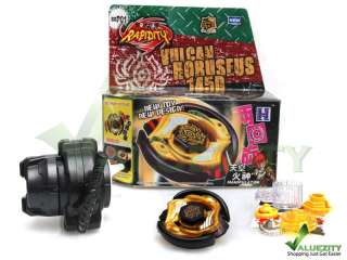 Rapidity*** Metal Fusion Beyblade BBP01 VULCAN HORUSEUS Launcher LR 