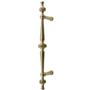  Georgian Door Pull   9 Centers   Polished Brass: Home 