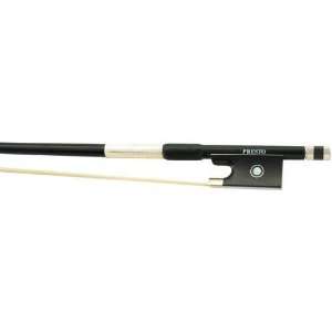   Presto Carbon Fiber Violin Bow Black   1/2 size Musical Instruments