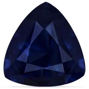 1.12 Carat Loose Sapphire Trillion Cut Jewelry