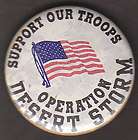 Political Pin, Support Our Troops, Operation