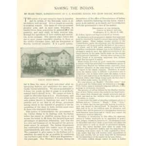 com 1897 Naming Indians Frank Terry Yainax Indian School Crow Indian 