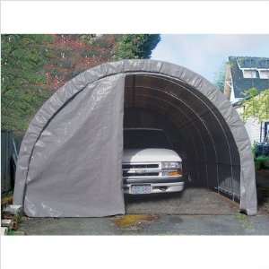   14 Storage Solutions All Purpose RoundTop Garage (2 Pieces) Depth 20