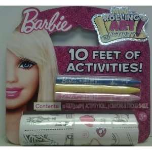 Barbie Mini Rolling Art Activity: Toys & Games
