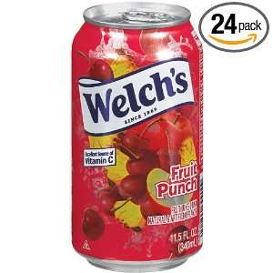 Welchs Fruit Punch Drink , 11.5 Ounce: Grocery & Gourmet Food