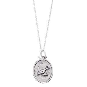    Baroni Large Sterling Silver Bird Necklace: Baroni: Jewelry