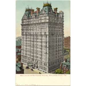   Vintage Postcard Bellevue Stratford Hotel Philadelphia Pennsylvania