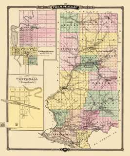 TREMPEALEAU COUNTY WISCONSIN/WI LANDOWNER MAP 1878 MOTP  