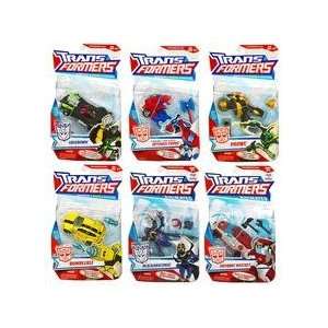  TRANSFORMERS ANIMATED DELUXE CLASS SET OF 6: Everything 