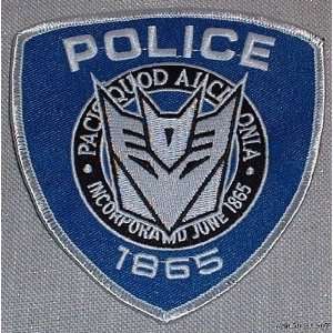 Transformer Movie Barricade Ford Police Logo PATCH 