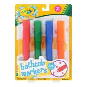  4 Crayola Assorted Non Toxic Bathtub Markers Beauty