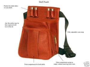Leather Shell Pouch for Trap, Skeet, & Sporting Clays  