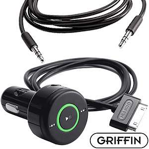 H23 Griffin AutoPilot Remote Control Car Charger w/AUX Cable for 