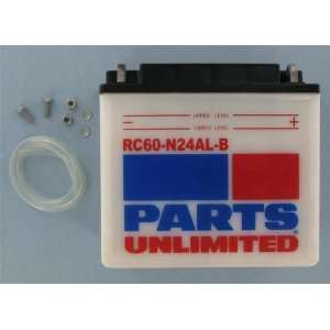  Parts Unlimited Economy Battery RC60N24ALB Everything 