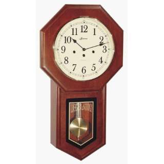    Regulator Glass Keywound Movement Wood Wall Clock: Home & Kitchen