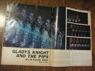 June 1973 Issue EBONY Magazine Gladys Knith & The Pips  