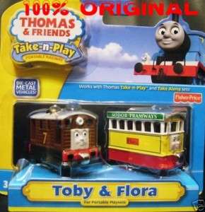Thomas & Friends Take Along TOBY & FLORA Take N Play  