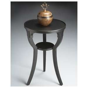  Butler Black Licorice Round Accent Table: Home & Kitchen