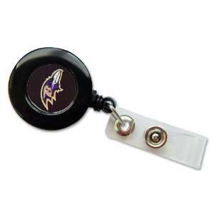   Ravens Retractable Badge Reel Id Ticket Clip Nfl: Electronics