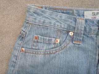   518 Superlow Denim Jeans Skirt ~Rare Trademark Red Tab ~ sz 3  